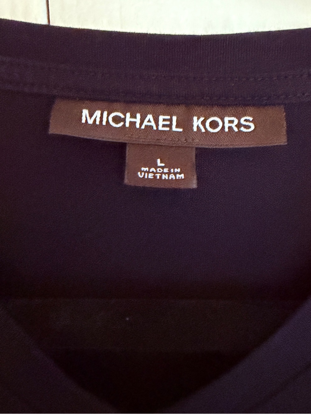 Michael Kors Black Short Sleeve Tee